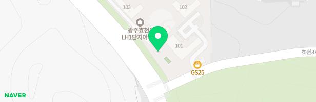 광주효천1국민임대아파트(LH1단지) 유아놀이터 지도 이미지