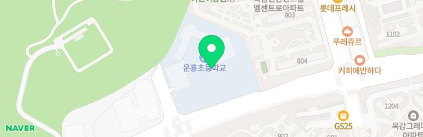 운흥초등학교 어린이놀이시설 지도 이미지