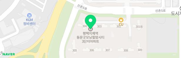 동문굿모닝힐맘시티 3단지아파트 어린이놀이터 1(308동-311동 사이) 지도 이미지
