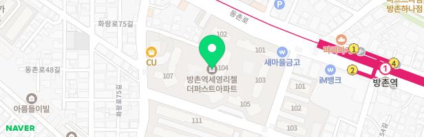 세영 리첼 아파트 106동 전면부 어린이놀이터(어린이놀이터1) 지도 이미지