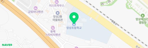 망상초등학교병설유치원 놀이시설 지도 이미지