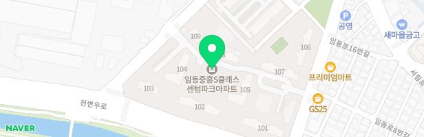 중흥s클래스 유아놀이터 지도 이미지