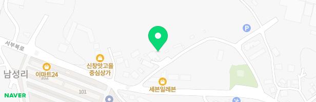 풀잎사랑 어린이집 지도 이미지