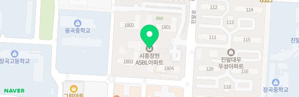 장현LH18단지아파트 제2어린이놀이터 중앙광장(키즈센터 앞) 지도 이미지
