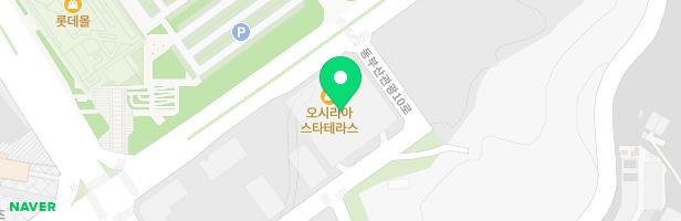 샤브쌈주머니 오시리아점 지도 이미지