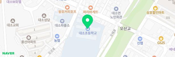 대소초등학교 무지개 놀이터 지도 이미지