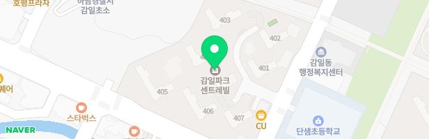 감일파크센트레빌 보육시설 옆 유아놀이터 지도 이미지
