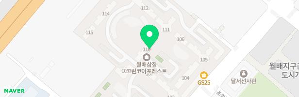 월배삼정그린코아포레스트 112동 어린이놀이터2 지도 이미지
