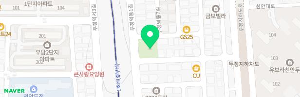 산새공원(부대1공원, 구 늘푸른공원) 지도 이미지
