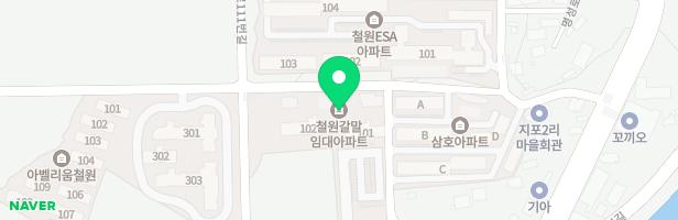 철원갈말임대아파트 어린이놀이터 지도 이미지