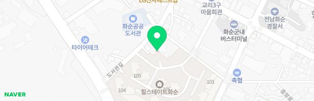 화순읍 교회당 지도 이미지