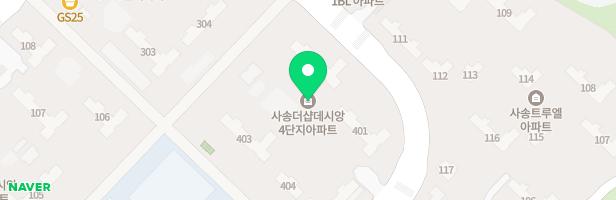 사송더샵데시앙 4단지아파트 유아놀이터(어린이놀이터 옆) 지도 이미지