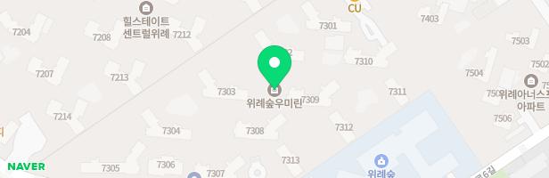 위례신도시 우미린 1차 어린이놀이터2(102동 앞) 지도 이미지