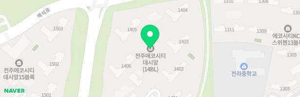에코시티데시앙14블럭 유아놀이터(어린이집 옆) 지도 이미지
