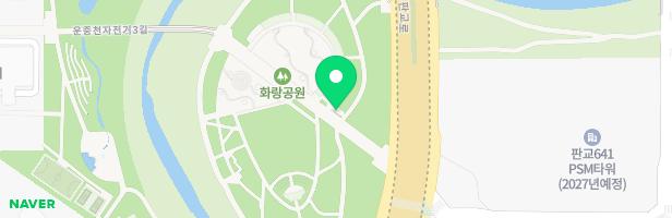 화랑공원 물놀이용 어린이놀이터 지도 이미지