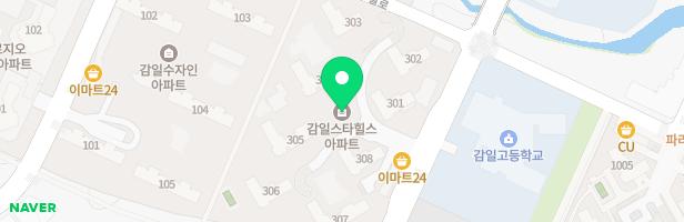 감일스타힐스 보육시설 옆 유아놀이터 지도 이미지