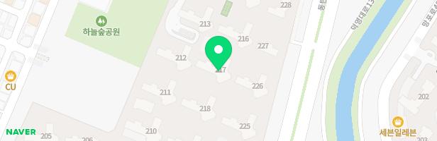 수원하늘채더퍼스트 2단지 217동 앞 어린이놀이터 지도 이미지