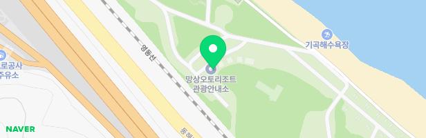 망상오토캠핑리조트 물놀이시설 지도 이미지