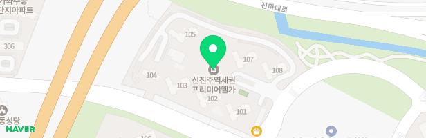 신진주역세권프리미어웰가 103동 유아놀이터 지도 이미지