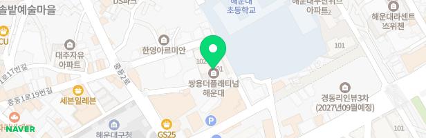 쌍용더플래티넘해운대 놀이터 지도 이미지