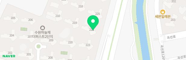 수원하늘채더퍼스트2단지-224동 앞, 어린이놀이터2 지도 이미지