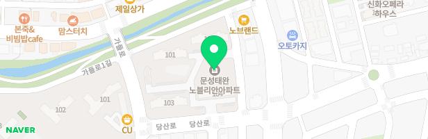 태완노블리안아파트 어린이놀이터1(101동앞) 지도 이미지