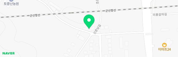 군산 새싹유치원 내 실내놀이터 지도 이미지