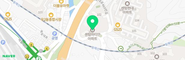 센텀마티안 어린이놀이시설 지도 이미지
