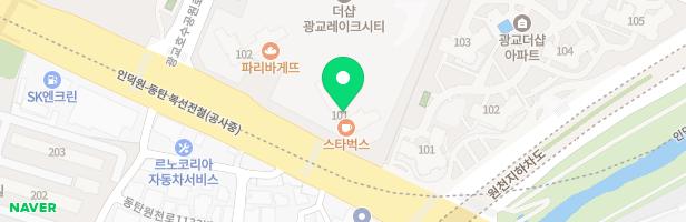 광교 더샵 레이크시티 지도 이미지