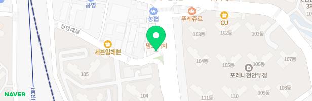 포레나천안두정아파트놀이터4 지도 이미지