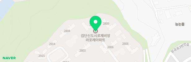 검단신도시 대광로제비앙 아파트 유아놀이터 (2806동 앞) 지도 이미지
