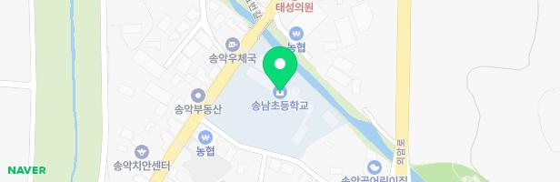송남초등학교 놀이시설(반대편) 지도 이미지
