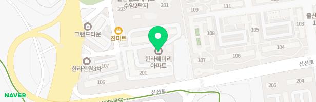 한라훼미리아파트 놀이터 지도 이미지