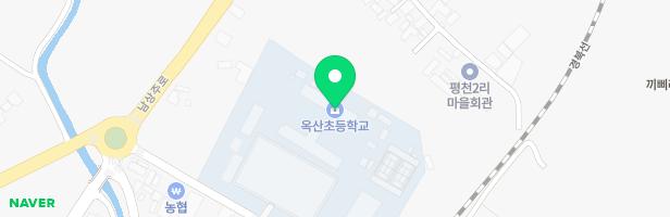 옥산초등학교 실내 어린이놀이시설 지도 이미지