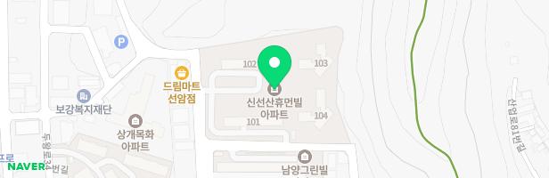 휴먼빌아파트 101-102동 앞 어린이놀이시설 지도 이미지