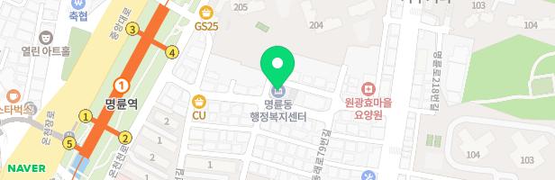 힐스테이트 명륜트라디움 어린이놀이터-3 (208동앞) 지도 이미지