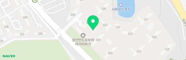 성산반도유보라아이비파크 104동 놀이터 지도 이미지