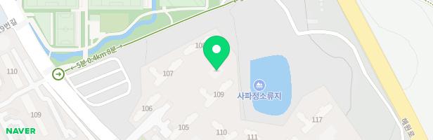 성산반도유보라아이비파크 109동 놀이터 지도 이미지