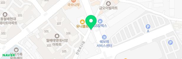 월성삼정그린코아카운티 어린이놀이터 지도 이미지