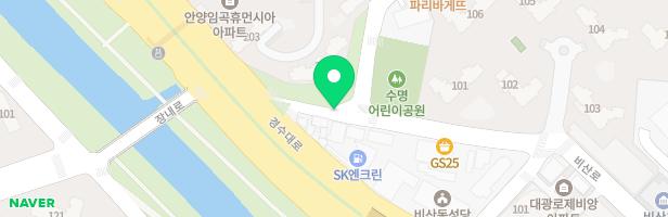 힐스테이트비산파크뷰아파트 어린이놀이터(104동 옆) 지도 이미지