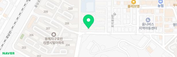 백련용해 노블힐스 시티앤 지도 이미지