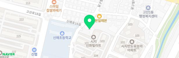 수정유치원 실내놀이시설 지도 이미지