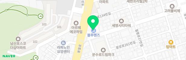 문수로드림파크 어린이놀이터 지도 이미지