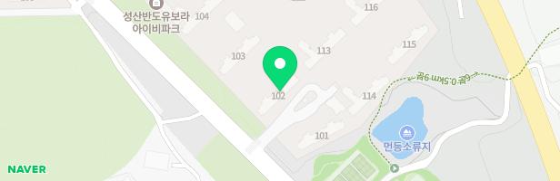 성산반도유보라아이비파크 102동 놀이터 지도 이미지