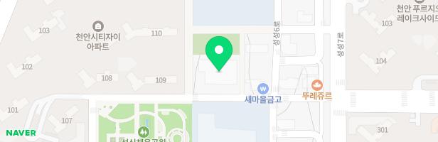 천안꽃마루유치원 실내놀이시설 지도 이미지