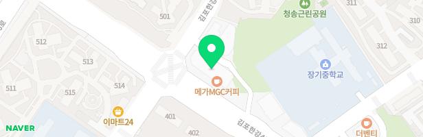 알티오라김포학원 지도 이미지