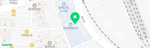 동해해솔학교 어린이놀이시설 지도 이미지