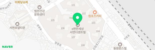 e편한세상서면더센트럴 어린이놀이터-2 (105동옆) 지도 이미지