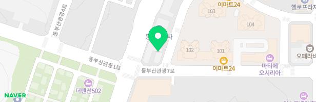 오시리아스위첸마티에 실내놀이터 (104동 1층내) 지도 이미지