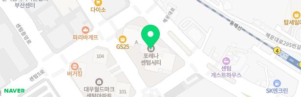 한화꿈에그린센텀 오피스텔 놀이시설 지도 이미지